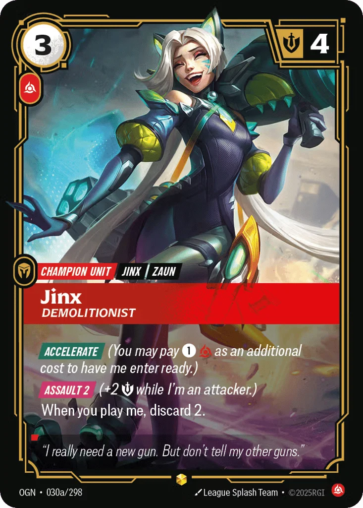 Jinx, Demolitionist · Origins