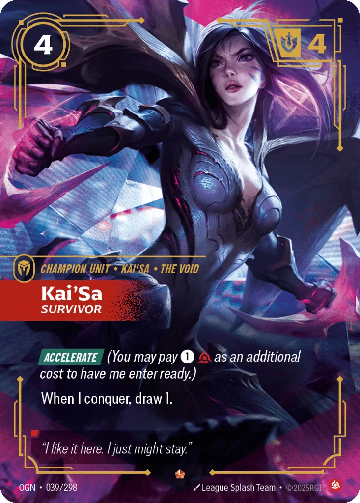 Kai'sa, Survivor · Origins