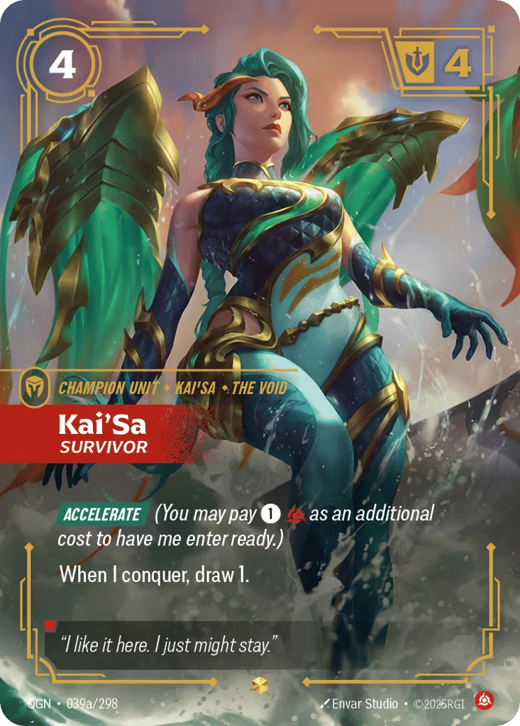 Kai'sa, Survivor · Origins