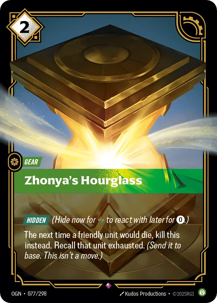 Zhonya's Hourglass · Origins