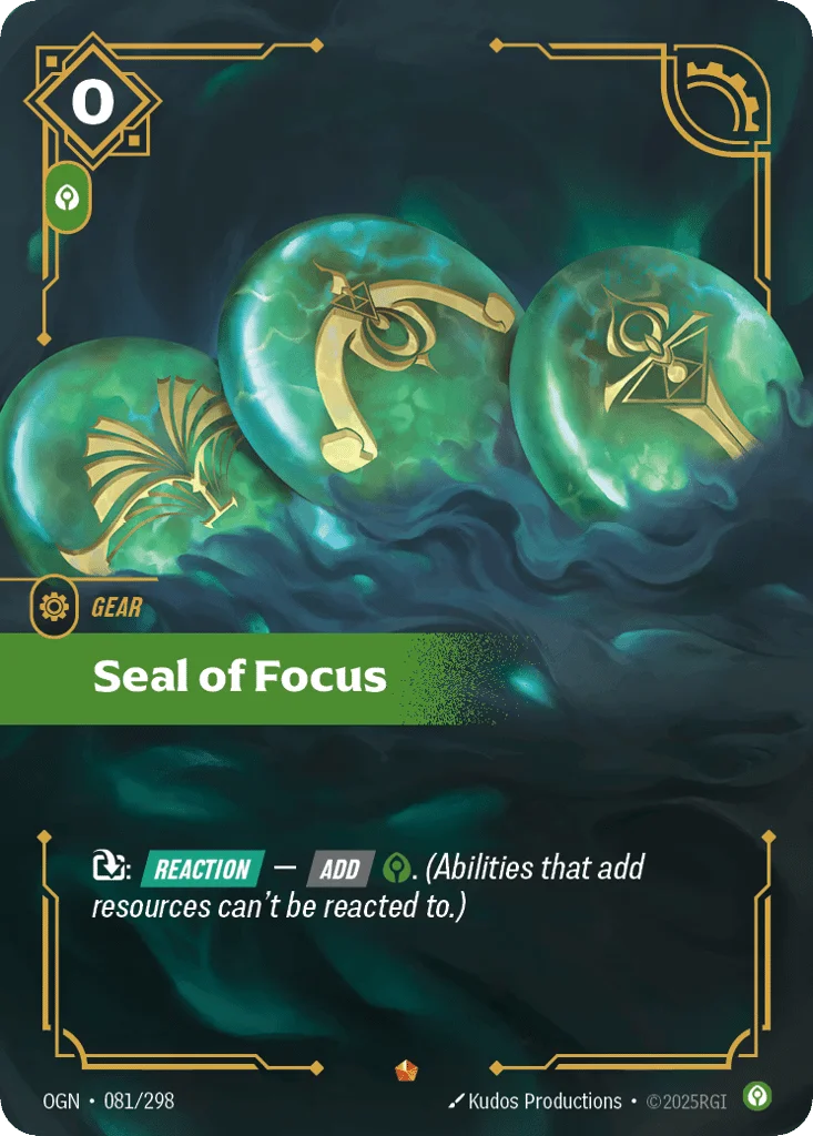 Seal Of Focus · Origins