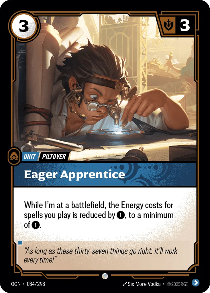 Eager Apprentice · Origins