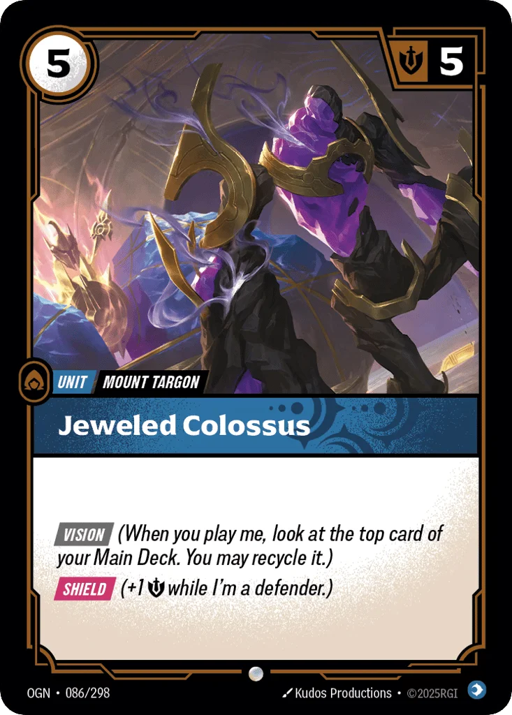 Jeweled Colossus · Origins