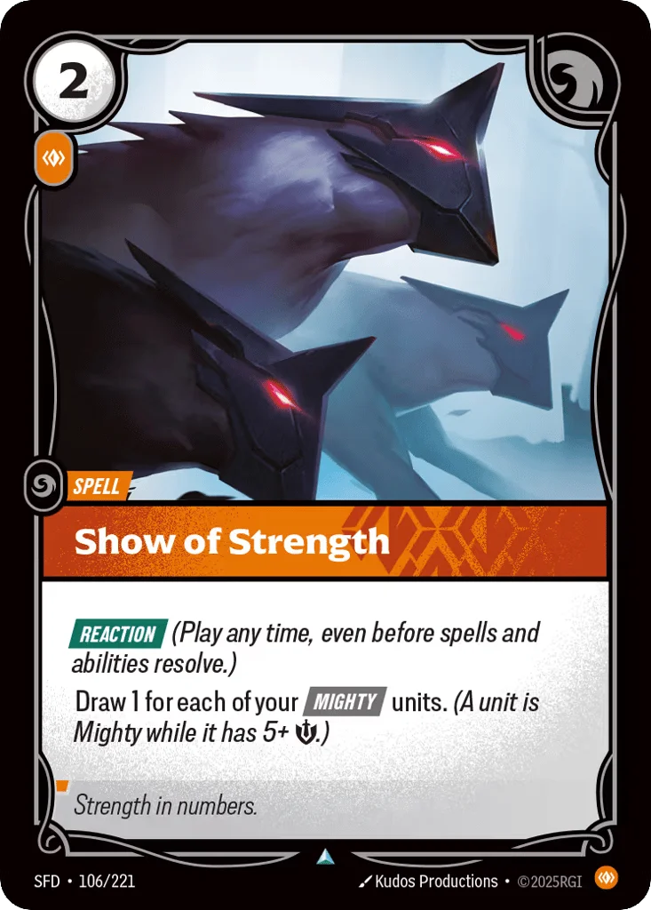 Show Of Strength · Spiritforged