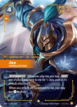 Jax, Unrelenting