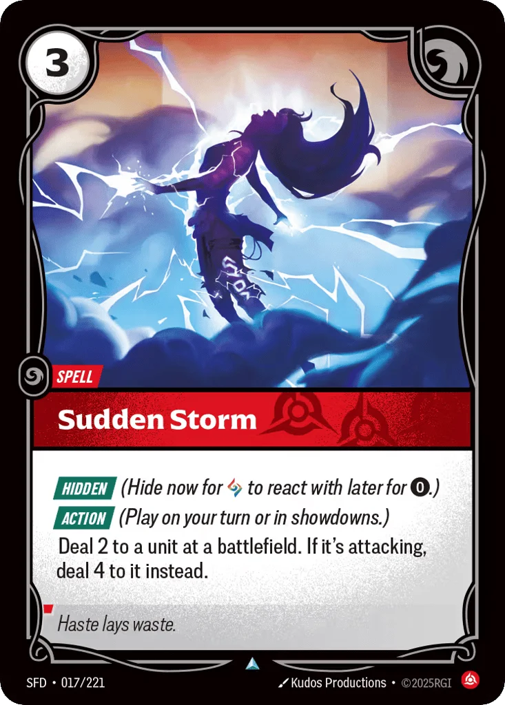 Sudden Storm · Spiritforged
