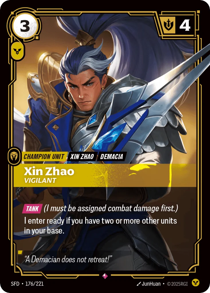 Xin Zhao, Vigilant · Spiritforged