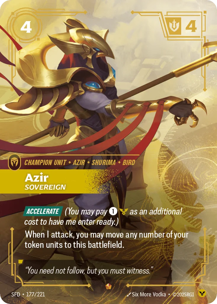 Azir, Sovereign · Spiritforged