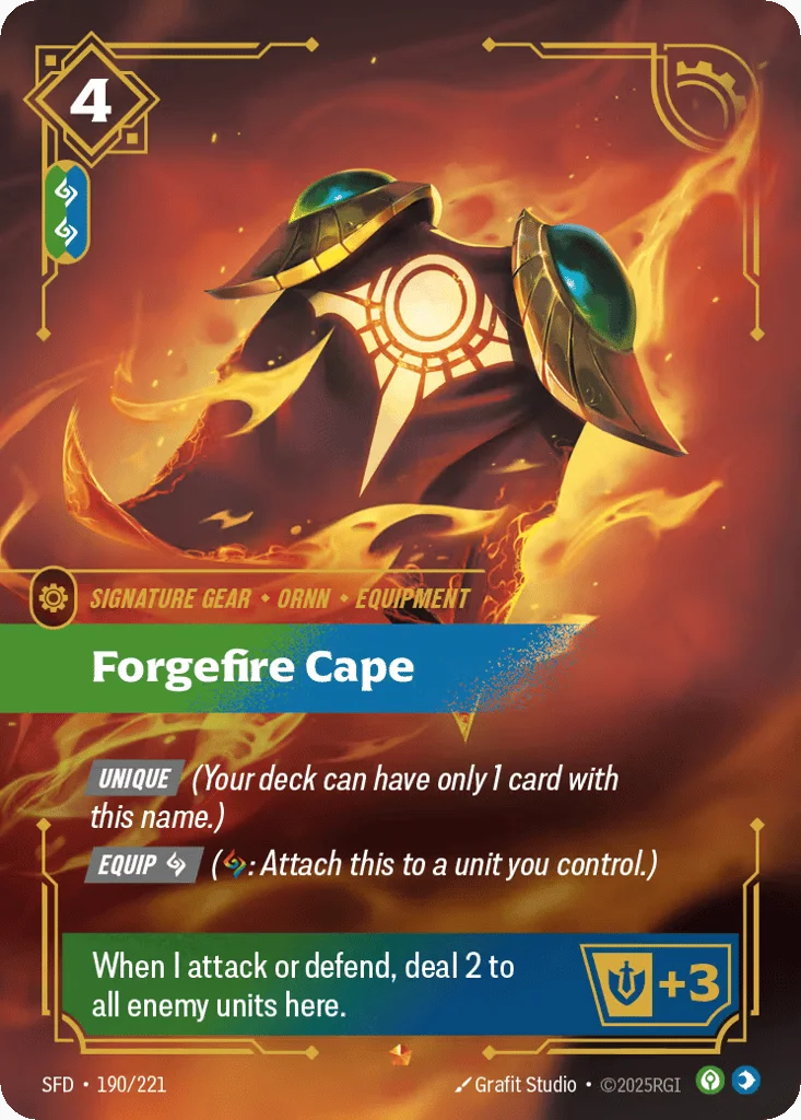 Forgefire Cape · Spiritforged