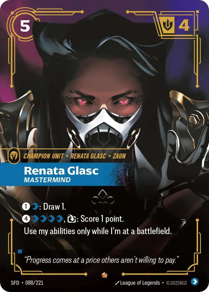 Renata Glasc, Mastermind · Spiritforged