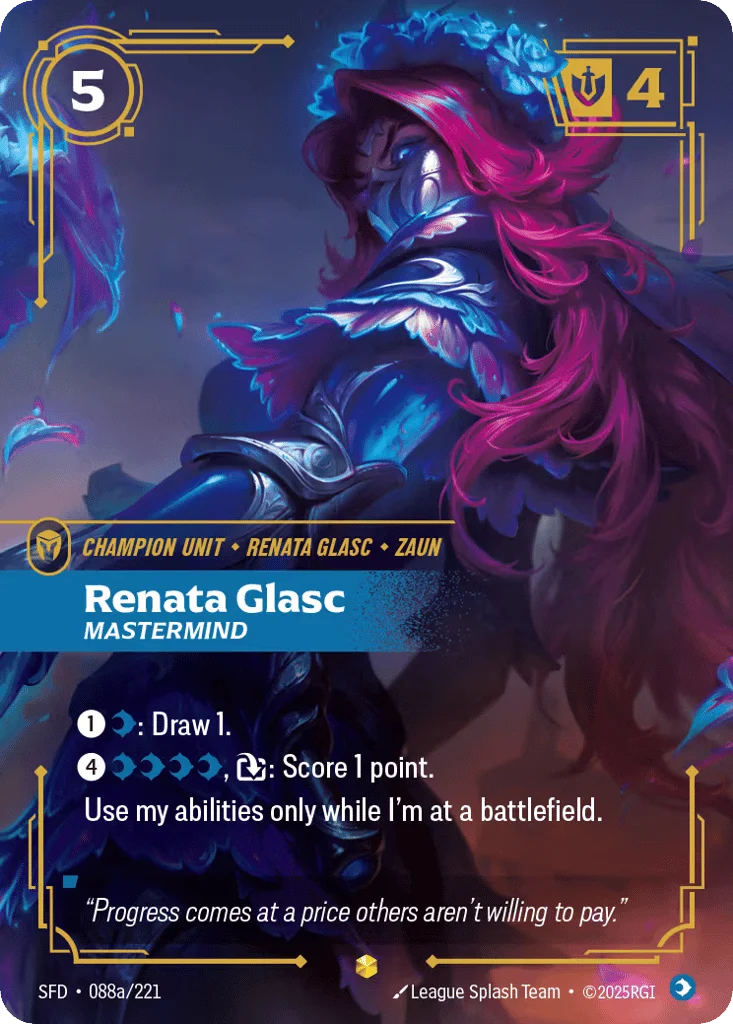 Renata Glasc, Mastermind · Spiritforged