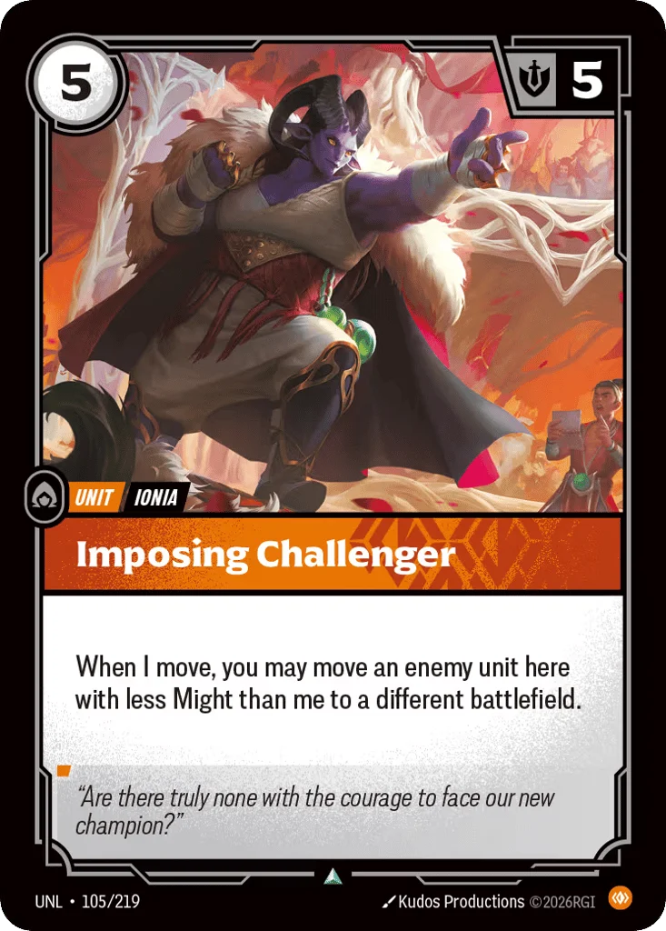 Imposing Challenger · Unleashed