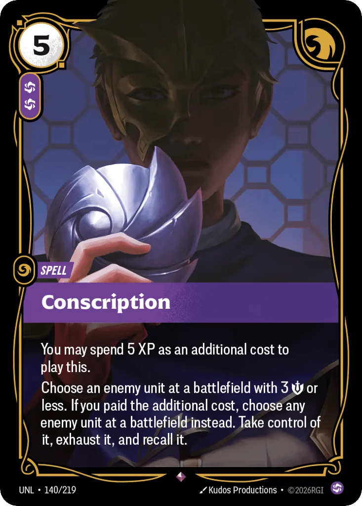 Conscription · Unleashed