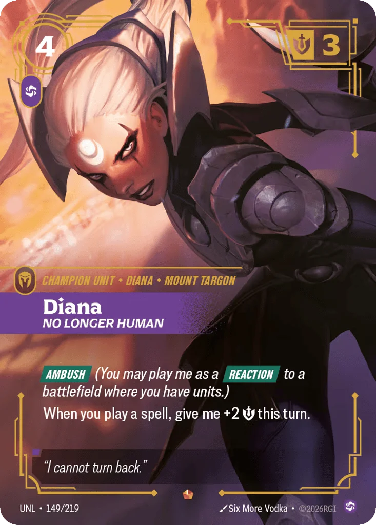 Diana, No Longer Human · Unleashed