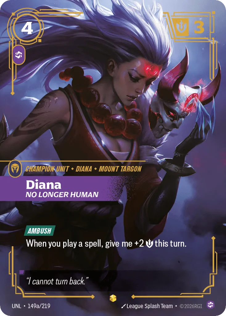 Diana, No Longer Human · Unleashed