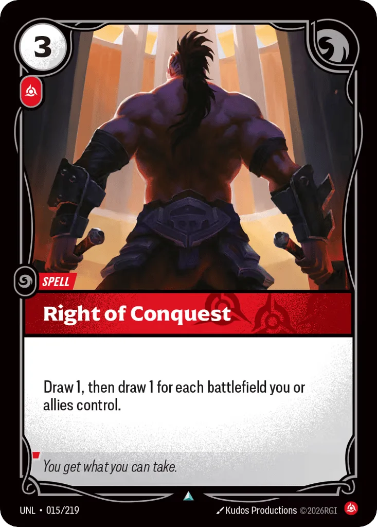 Right Of Conquest · Unleashed