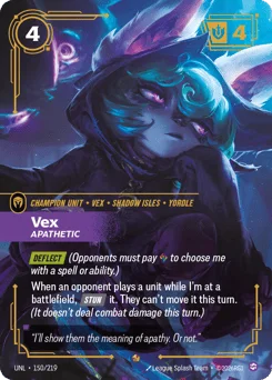 Vex, Apathetic