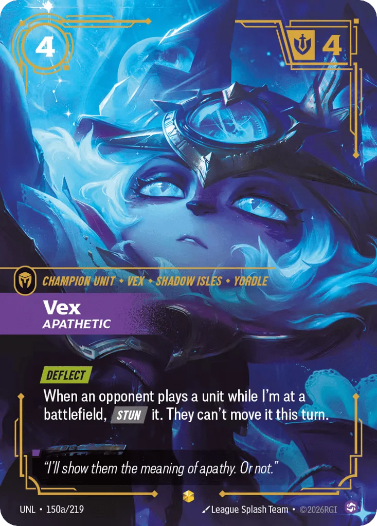 Vex, Apathetic · Unleashed