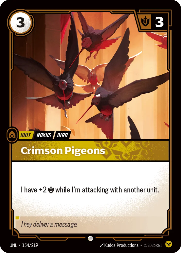 Crimson Pigeons · Unleashed