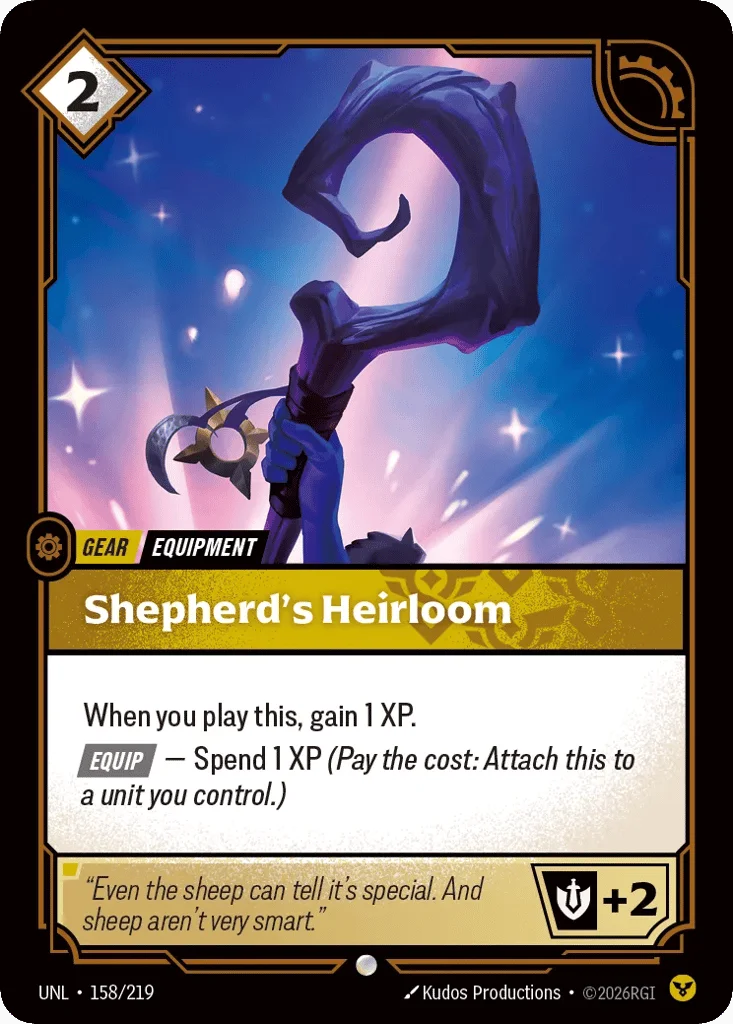 Shepherd's Heirloom · Unleashed