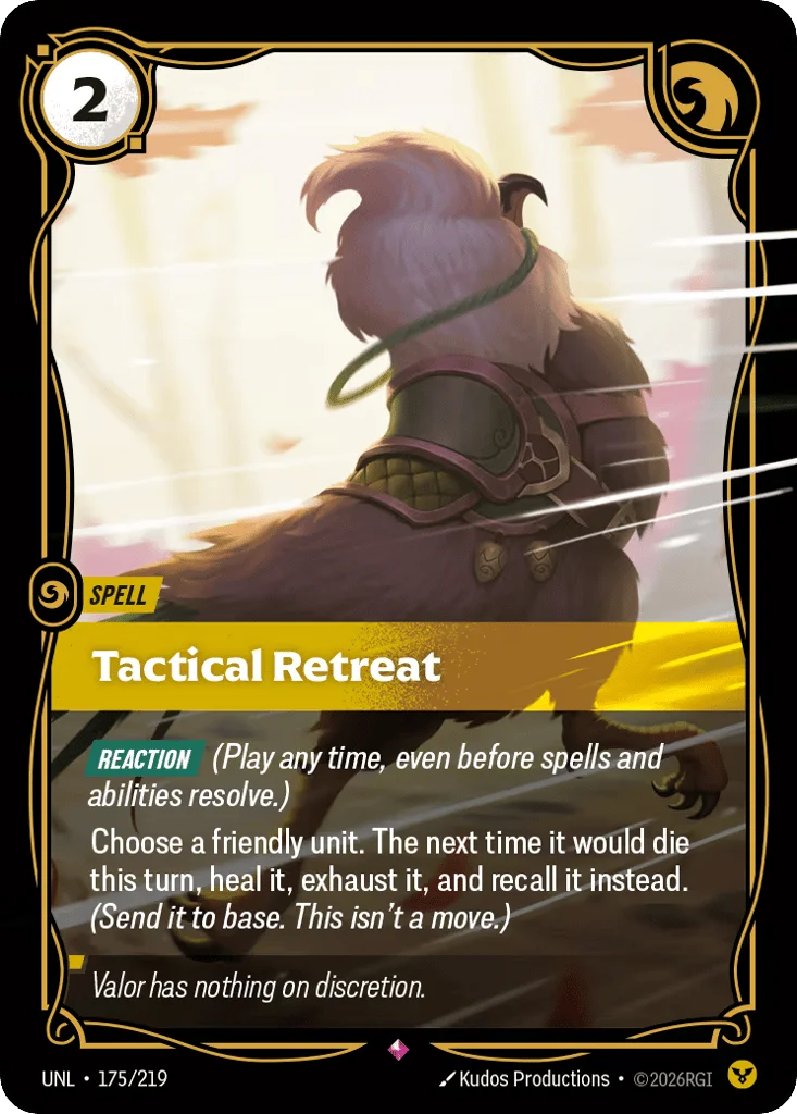 Tactical Retreat · Unleashed
