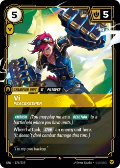 Vi, Peacekeeper