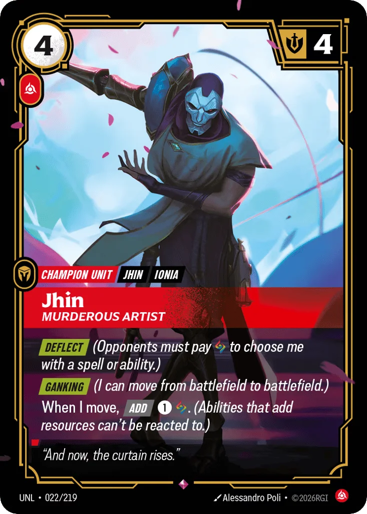 Jhin, Murderous Artist · Unleashed