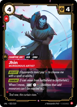 Jhin, Murderous Artist