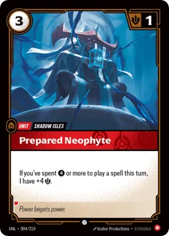 Prepared Neophyte