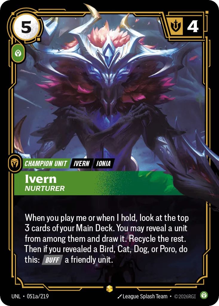 Ivern, Nurturer · Unleashed