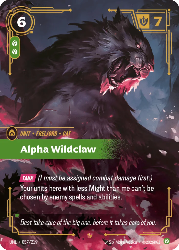 Alpha Wildclaw · Unleashed