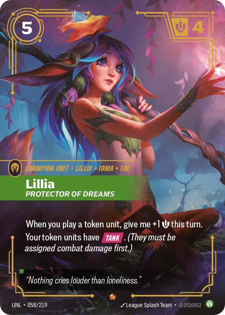 Lillia, Protector Of Dreams · Unleashed