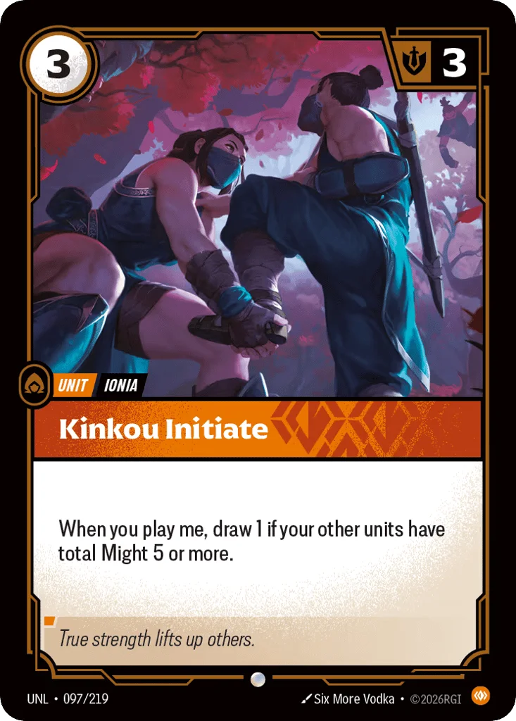 Kinkou Initiate · Unleashed