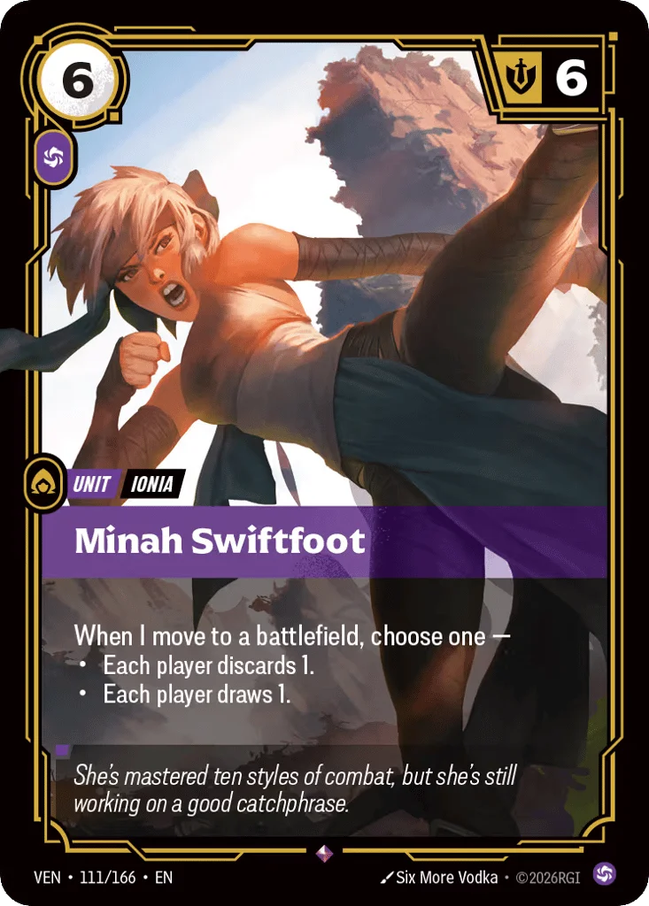 Minah Swiftfoot · Vendetta