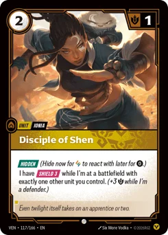 Disciple Of Shen