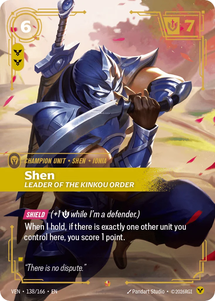Shen, Leader Of The Kinkou Order · Vendetta