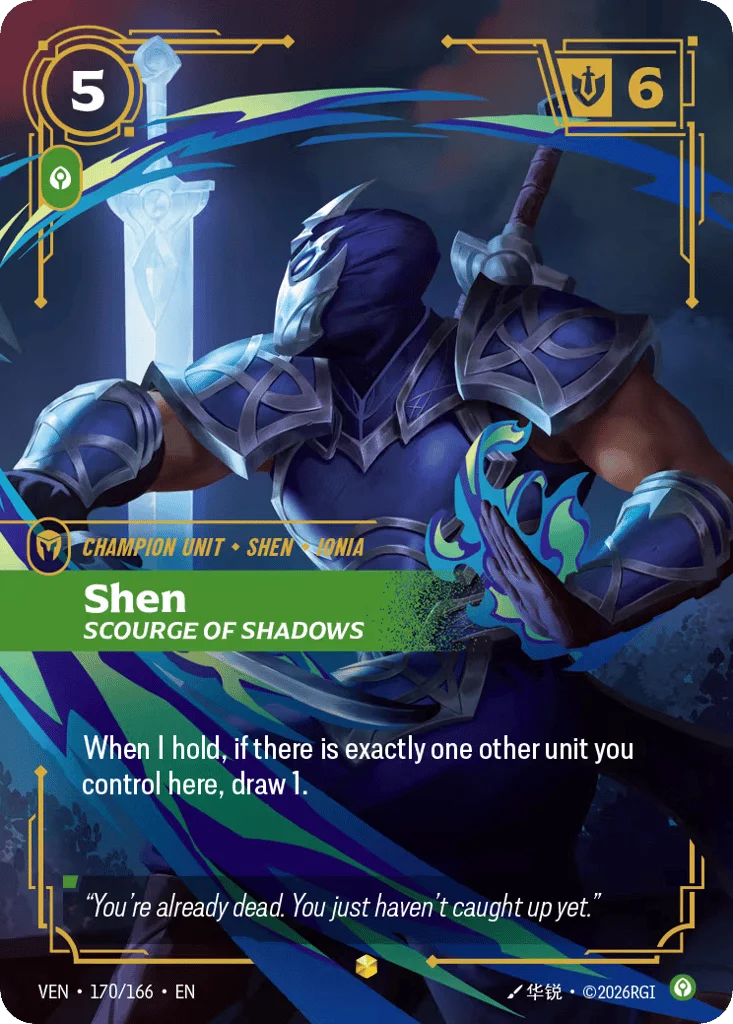 Shen, Scourge Of Shadows · Vendetta