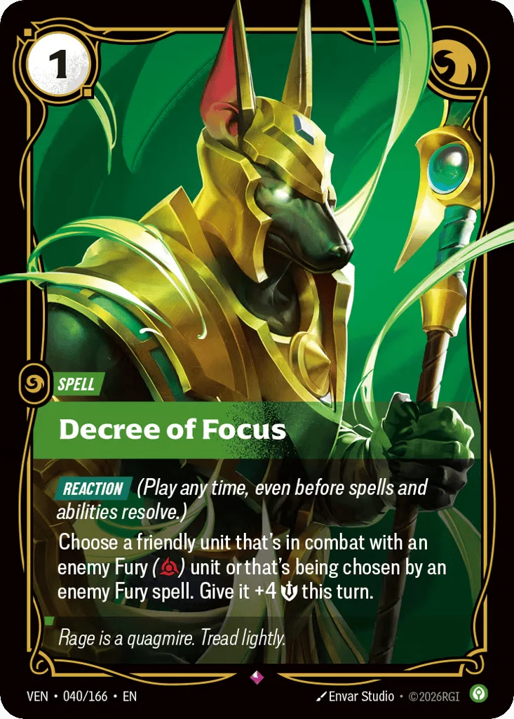 Decree Of Focus · Vendetta