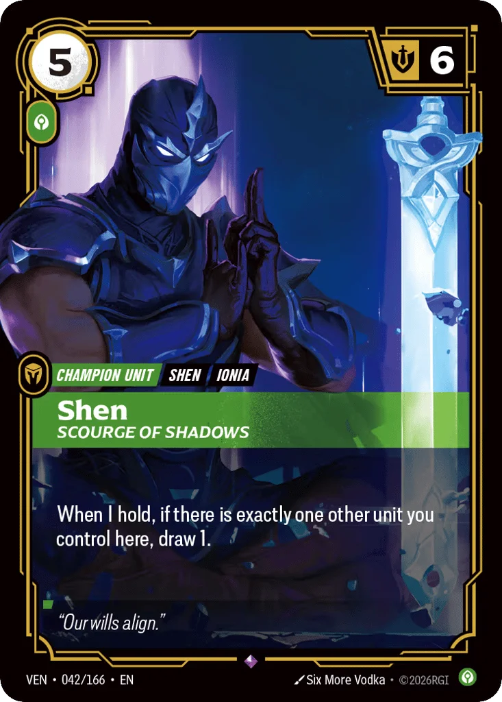Shen, Scourge Of Shadows · Vendetta