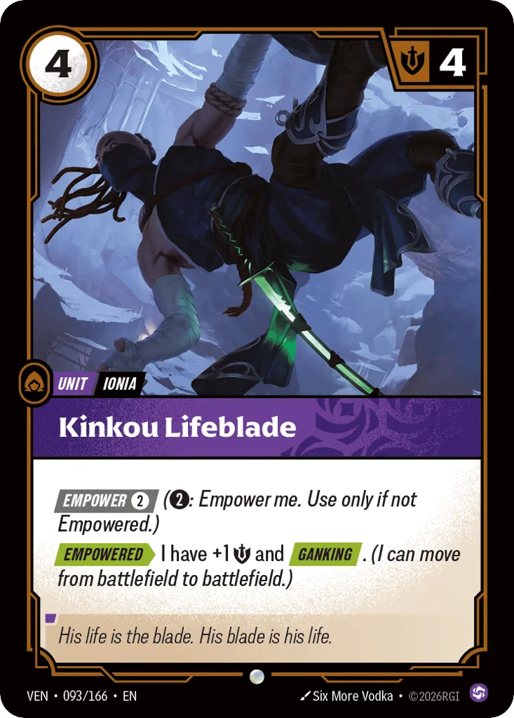 Kinkou Lifeblade · Vendetta