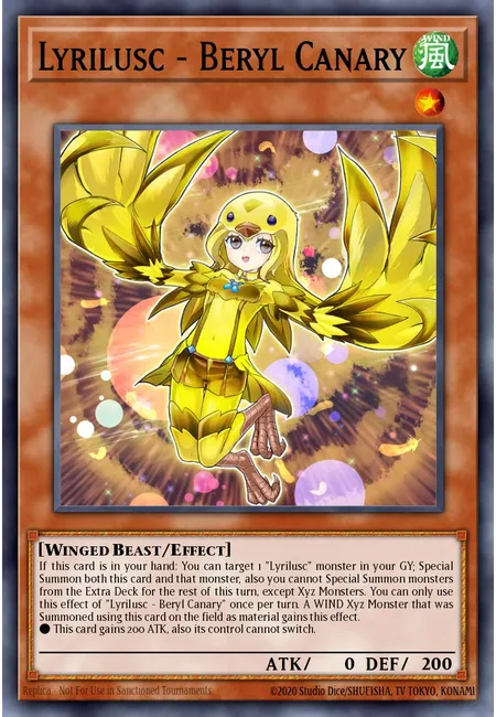 Lirilusc - Canário de Berilo · Legendary Duelists: Synchro Storm