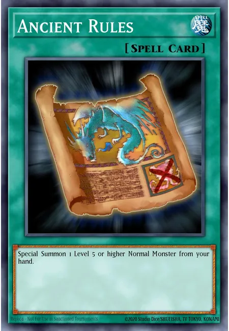 Ancient Rules · Starter Deck: Yugi Reloaded