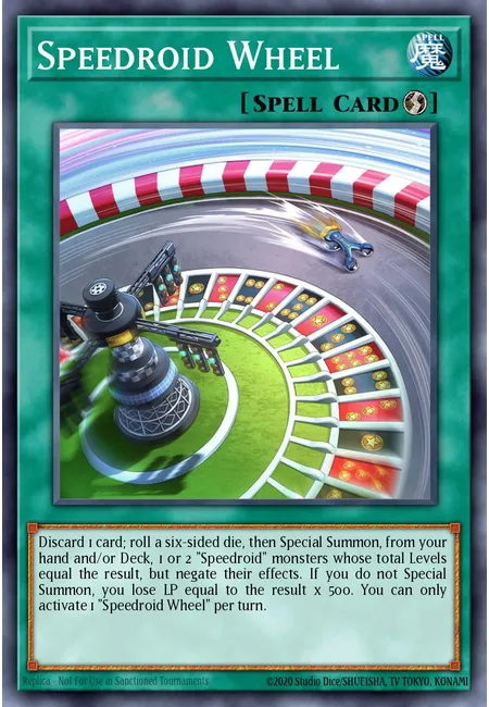 Speedroid Wheel · Legendary Duelists: Synchro Storm