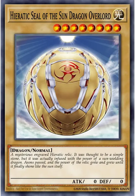 Hieratic Seal of the Sun Dragon Overlord