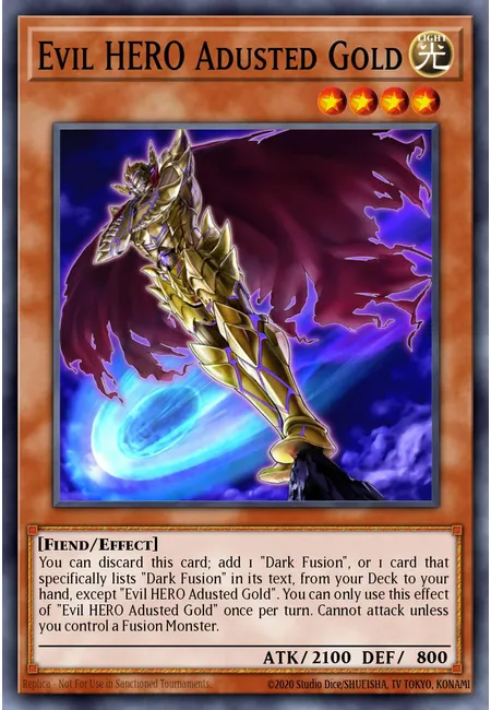 Evil HERO Adusted Gold · Legendary Duelists: Immortal Destiny