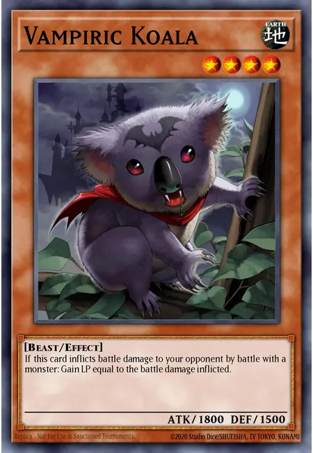 Vampiric Koala · Speed Duel GX: Duelists of Shadows