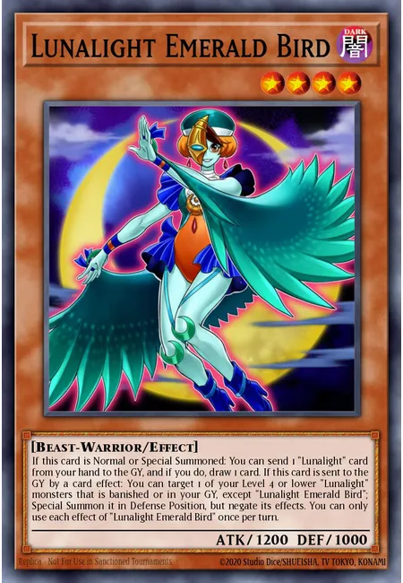 Lunalight Emerald Bird · Legendary Arc-V Decks