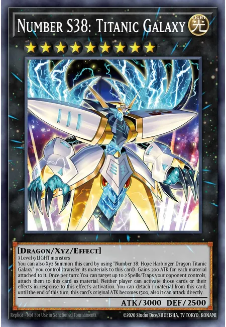 Number S38: Titanic Galaxy · Battles of Legend: Monster Mayhem