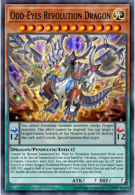 Odd-Eyes Revolution Dragon