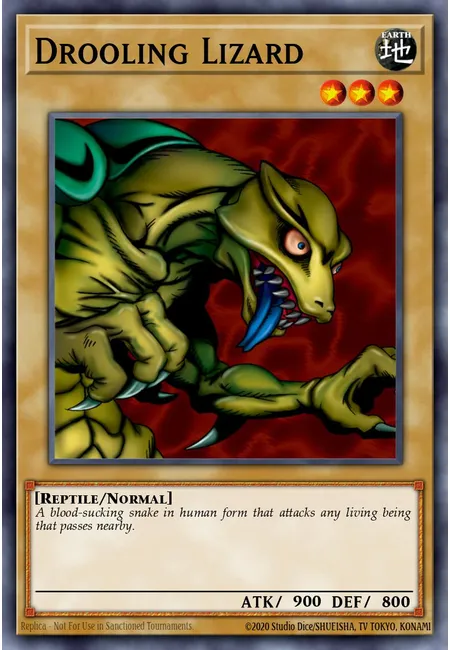 Drooling Lizard · Legend of Blue Eyes White Dragon